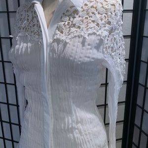 Gauzy White button down